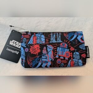 Loungefly Star Wars Empire 40th
Anniversary Graphic Pattern Zip Pouch NWT
